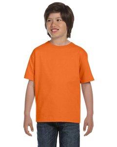 Hanes 5480 - Youth ComfortSoft® Heavyweight T-Shirt Naranja