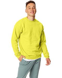 Hanes P160 - EcoSmart® Crewneck Sweatshirt Seguridad Verde
