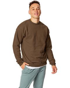 Hanes P160 - EcoSmart® Crewneck Sweatshirt Army Brown