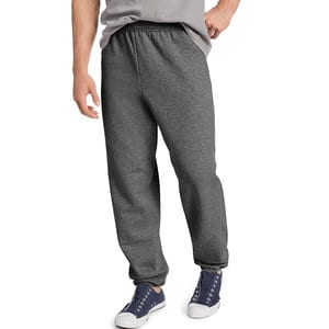 Hanes P650 - EcoSmart® Sweatpants Carbón de leña Heather