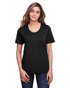 Core 365 CE111W - Ladies Fusion ChromaSoft Performance T-Shirt Negro