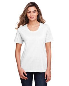 Core 365 CE111W - Ladies Fusion ChromaSoft Performance T-Shirt Blanco
