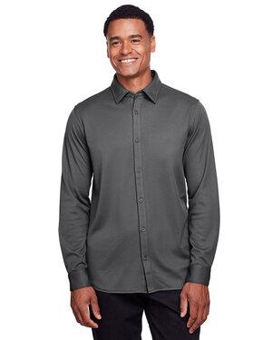 Devon & Jones DG20Z - Mens CrownLux Performance Plaited Button-Down Shirt