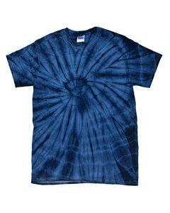 Tie-Dye CD101 - Adult 5.4 oz., 100% Cotton Spider Tie Dye T-shirt Spider Navy