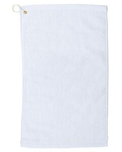 Pro Towels 1118DEC - Velour Fingertip Golf Towel Blanco
