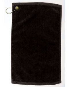 Pro Towels 1118DEC - Velour Fingertip Golf Towel Negro