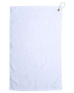 Pro Towels TRU25CG - Diamond Collection Golf Towel Blanco