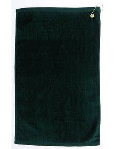 Pro Towels TRU25CG - Diamond Collection Golf Towel Hunter Verde