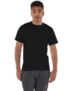 Champion T525C - Adult 6 oz. Short-Sleeve T-Shirt Negro