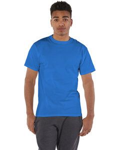 Champion T525C - Adult 6 oz. Short-Sleeve T-Shirt Azul royal