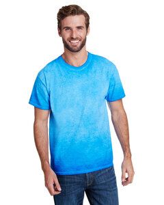 Tie-Dye CD1310 - Adult Oil Wash T-Shirt Royal