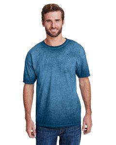 Tie-Dye CD1310 - Adult Oil Wash T-Shirt Marina