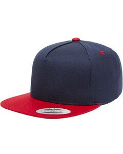 Yupoong Y6007 - Adult 5-Panel Cotton Twill Snapback Cap