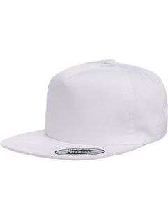 Yupoong Y6502 - Adult Unstructured 5-Panel Snapback Cap Blanco