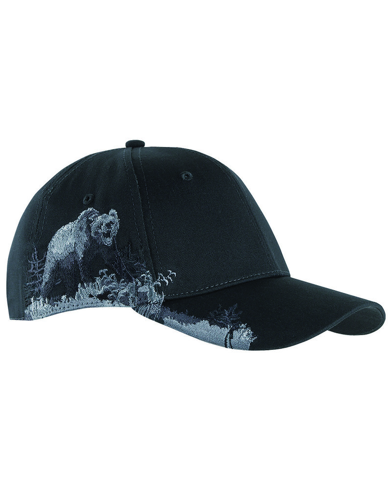 Dri Duck DI3319 - Brushed Cotton Twill Grizzly Bear Cap