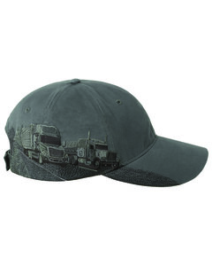 Dri Duck DI3350 - Brushed Cotton Twill Trucking Cap Gris