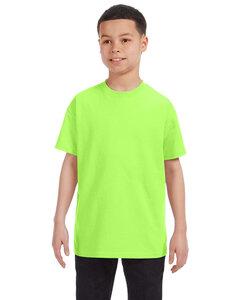 Gildan G500B - Heavy Cotton™ Youth T-Shirt  Verde Neón