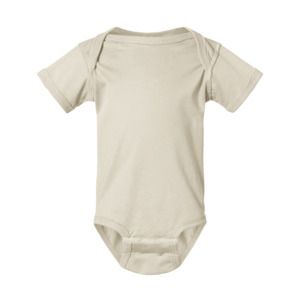 Rabbit Skins 4424 - Fine Jersey Infant Lap Shoulder Creeper Naturales