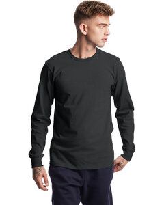Champion T453 - Unisex Heritage Long-Sleeve T-Shirt Negro