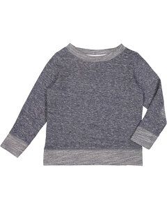 Rabbit Skins RS3379 - Toddler Harborside Melange French Terry Crewneck with Elbow Patches