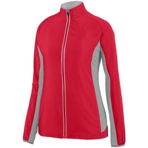 Augusta Sportswear 3302 - Ladies Preeminent Jacket Red/ Graphite Heather
