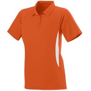Augusta Sportswear 5006 - Ladies Mission Polo Orange/White