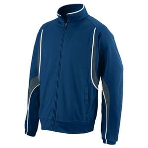 Augusta Sportswear 7711 - Youth Rival Jacket Navy/ Slate/ White