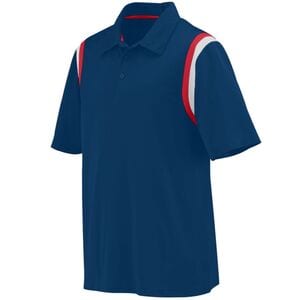 Augusta Sportswear 5047 - Genesis Polo Navy/Red/White