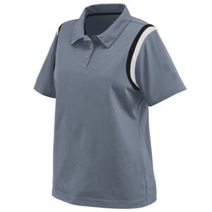 Augusta Sportswear 5048 - Ladies Genesis Polo Graphite/Black/White