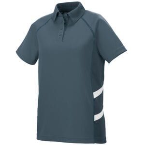 Augusta Sportswear 5027 - Ladies Oblique Polo Slate/ Slate/ White
