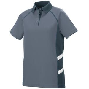 Augusta Sportswear 5027 - Ladies Oblique Polo Graphite/ Slate/ White