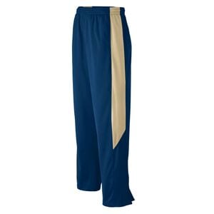 Augusta Sportswear 7756 - Youth Medalist Pant Navy/Vegas Gold