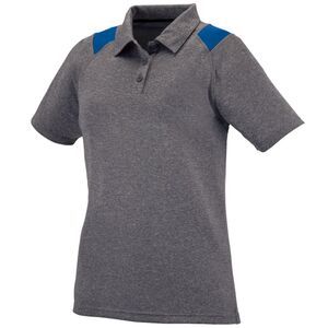 Augusta Sportswear 5403 - Ladies Torce Polo Graphite Heather/Royal