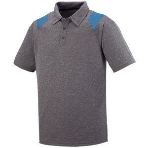 Augusta Sportswear 5402 - Torce Polo Graphite Heather/Columbia Blue