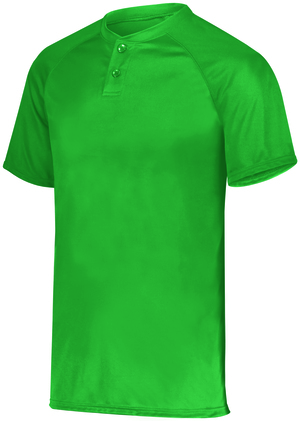 Augusta Sportswear 1565 - Attain Wicking Two Button Baseball Jersey