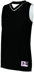 Augusta Sportswear 154 - Ladies Reversible Two Color Jersey Negro / Blanco