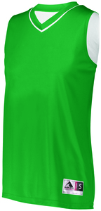 Augusta Sportswear 154 - Ladies Reversible Two Color Jersey Kelly/White