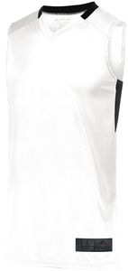 Augusta Sportswear 1730 - Step Back Basketball Jersey Blanco / Negro