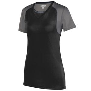 Augusta Sportswear 2517 - Ladies Astonish Jersey Black/Graphite