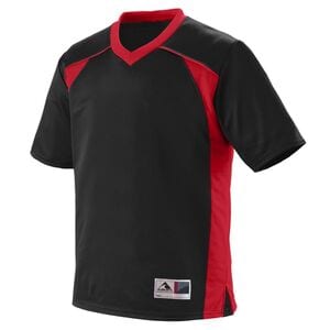 Augusta Sportswear 260 - Victor Replica Jersey Negro / Rojo
