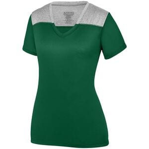 Augusta Sportswear 3057 - Ladies Challenge T Shirt Dark Green/ Graphite Heather