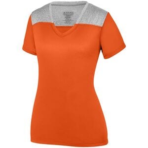 Augusta Sportswear 3057 - Ladies Challenge T Shirt Orange/ Graphite Heather