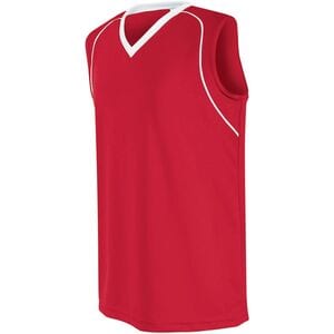 HighFive 312022 - Ladies Flex Jersey Scarlet/White