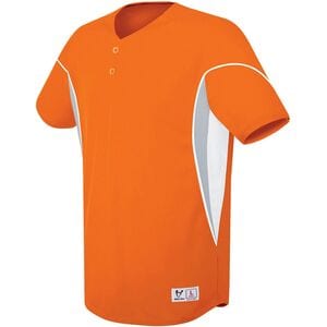 HighFive 312050 - Ellipse Two Button Jersey Orange/White