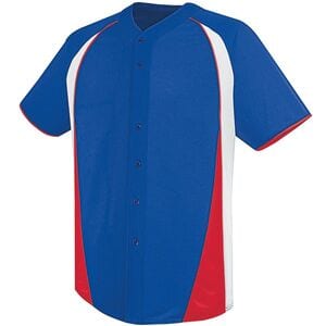 HighFive 312220 - Adult Ace Full Button Jersey