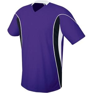 HighFive 322740 - Helix Soccer Jersey Purple/Black/White