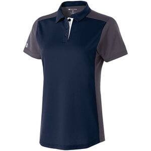 Holloway 222386 - Ladies Division Polo Navy/Carbon/White