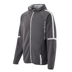 Holloway 229251 - Youth Fortitude Jacket Graphite/White/White Print