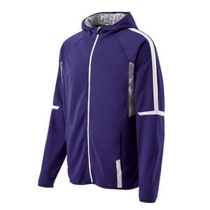 Holloway 229251 - Youth Fortitude Jacket Purple/White/White Print