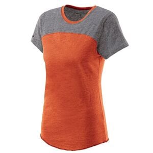 Holloway 229316 - Juniors' Enthuse Shirt Vintage Orange/Vintage Grey